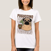 Pug dog cappuccino