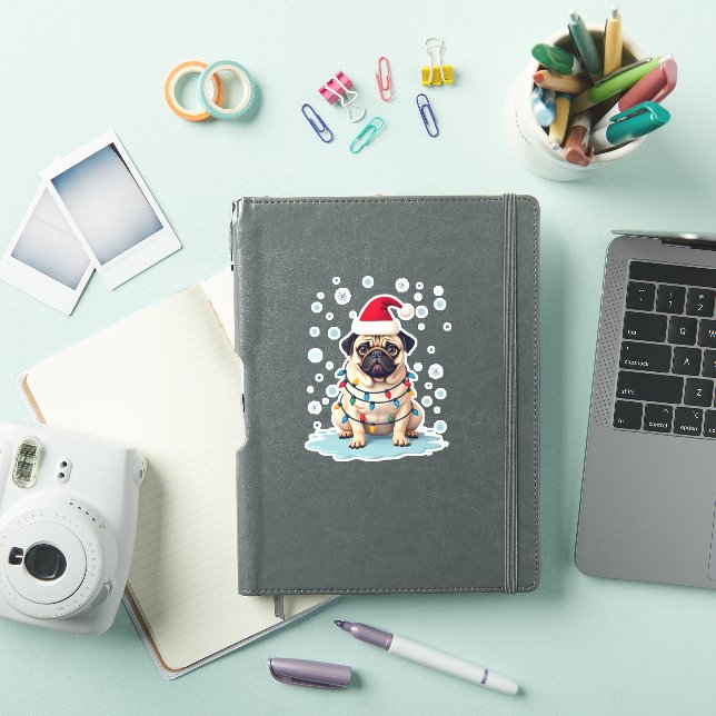 Pug Dog Christmas Men Women (3) (iPad Cover)