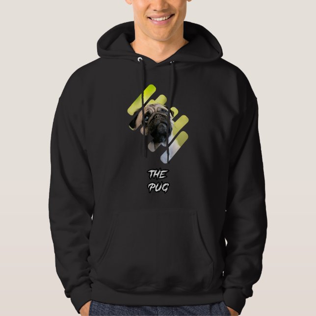 Pug dog Classic T-Shirt 153 Hoodie (Front)