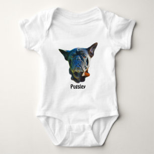 Pug Dog Funny Pet-lover Baby Gift Bodysuit