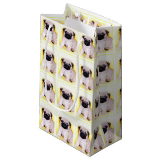 Pug dog gift bag