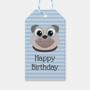 Pug Dog Gift Tags