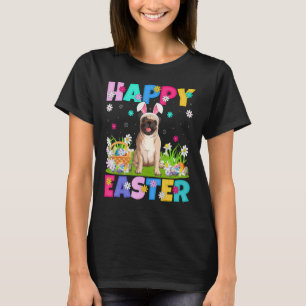 Pug Dog Happy Easter Bunny Pug Easter Sunday T-Shirt