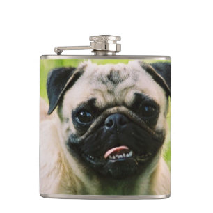 Pug Dog Hip Flask
