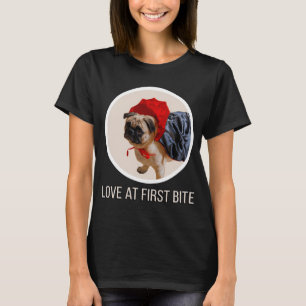 Pug Dog in Yellow Banana Pyjamas - Cute Pet Illust T-Shirt