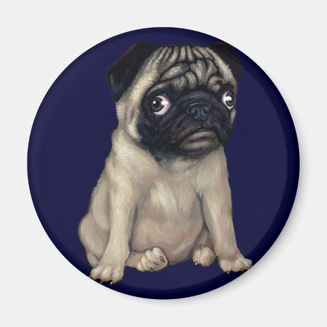 Pug Dog Magnet (Front)