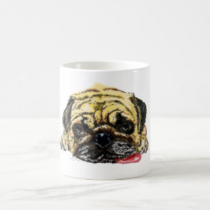 Pug Dog Mug Funny