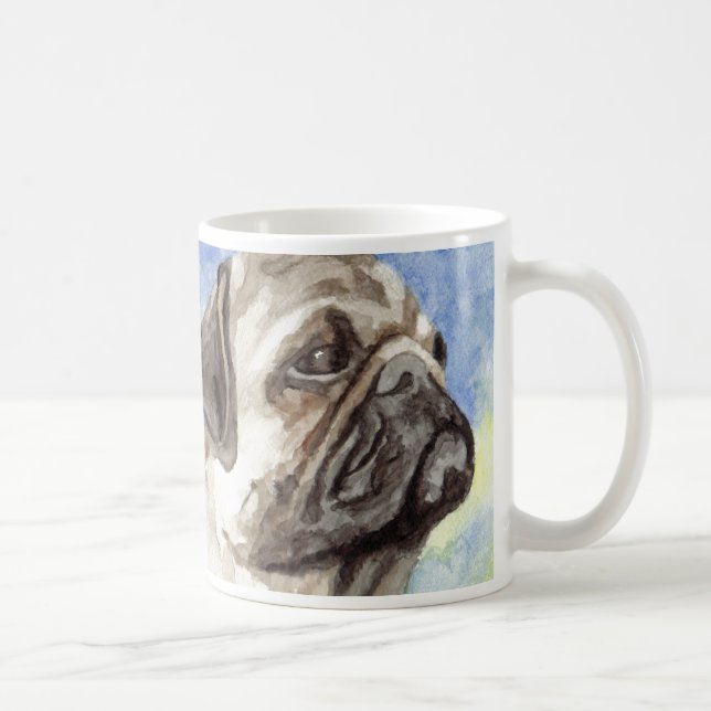 Pug Dog Mugs (Right)