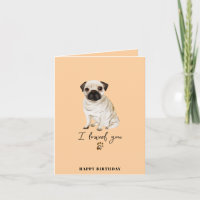 Pug Dog Mum Puppy Pets Birthday