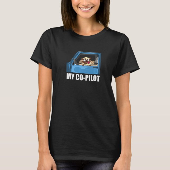 Pug Dog Owner Women Best Friend Rescue Pet Adopt T-Shirt (Front)