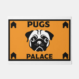 Pug Dog Owners Home Doormat