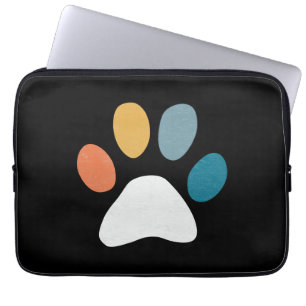 Pug Dog Paw Print Animal paw Dog Pet Cat Paw Anima Laptop Sleeve