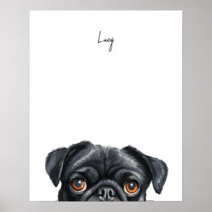 Pug Dog Personalized Print