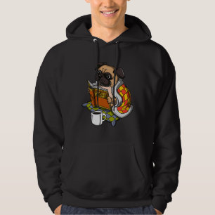 Pug Dog Reading A Book Classic T-Shirt 137 Hoodie