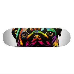 Pug Dog Skateboard