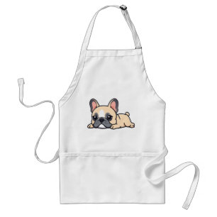Pug dog standard apron
