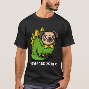 Pug Dog T-Rex Dinosaur Pugasaurus Classic T-Shirt 