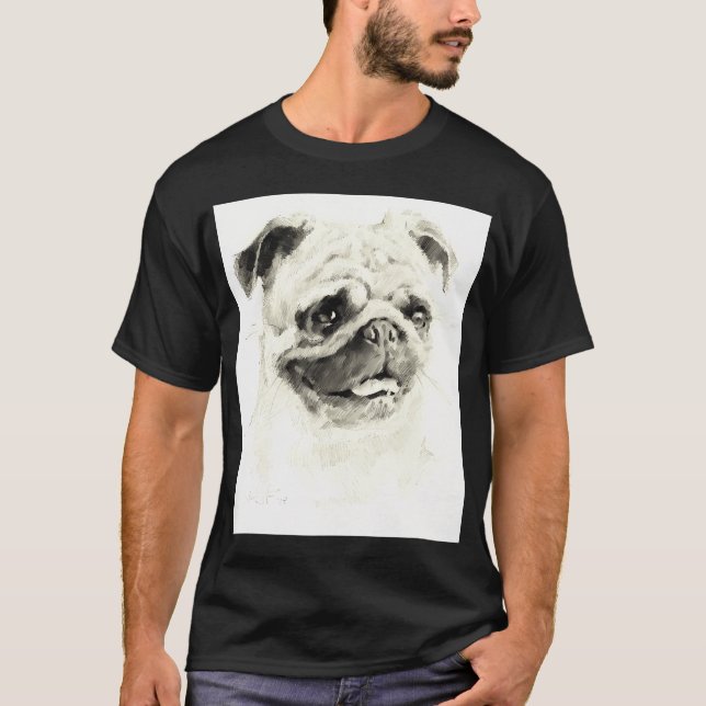 Pug dog T-Shirt (Front)
