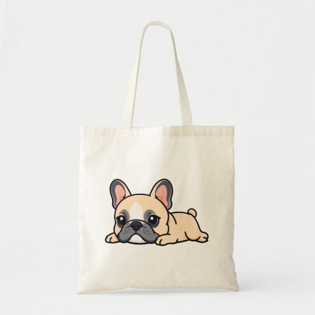 Pug dog tote bag (Front)