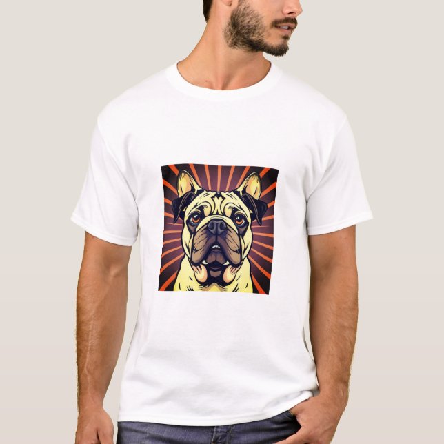 Pug dog tshirt  (Front)