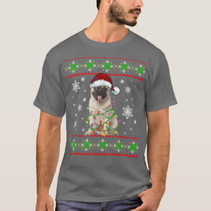 Pug Dog Ugly Christmas Sweater Pajama Pug Lover Gi