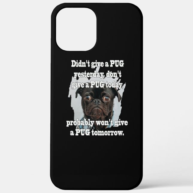 Pug Dog Yesterday Today Tomorrow Case-Mate iPhone Case (Back)