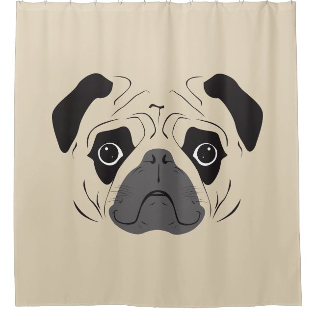 Pug Face Silhouette (Front)