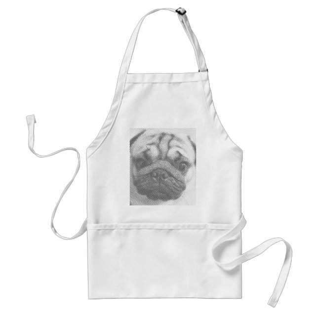 Pug Face Standard Apron (Front)