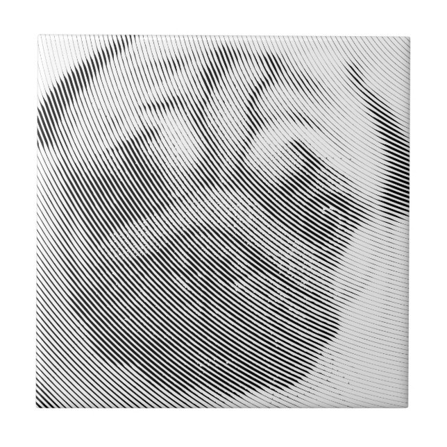Pug Face Tile (Front)
