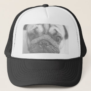 Pug Face Trucker Hat