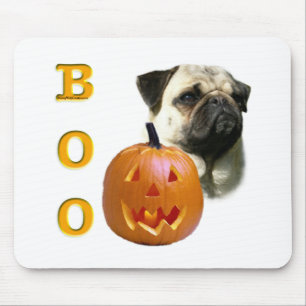 Pug (fawn) Boo Mouse Pad