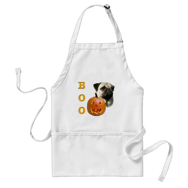 Pug (fawn) Boo Standard Apron (Front)