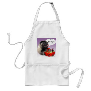 Pug (fawn) Halloween Candy Standard Apron