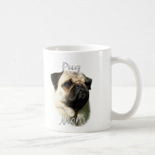 Pug (fawn) Mom 2 Coffee Mug