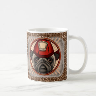 Pug Firefighter  mug