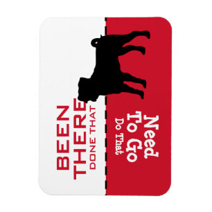 Pug Go Potty Customizable Your Words Magnet Sign