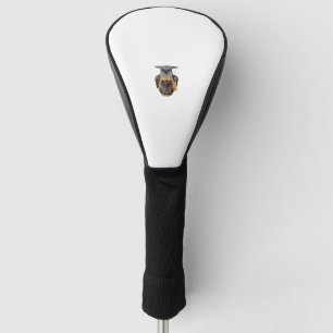 Pug Graduation Graduate Hat Pug Golf Head Cover