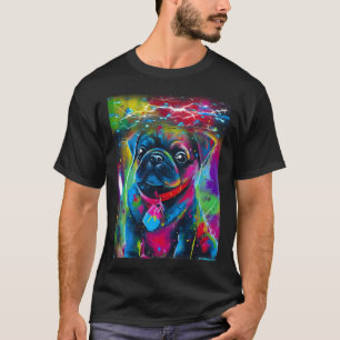 Pug HAPPY HOLIDAYS 135 NEW YEARS DAY ALTERNATIVE T-Shirt