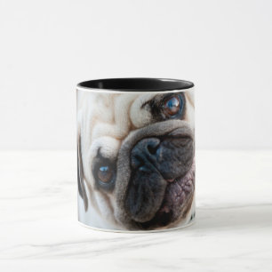Pug Head Tilt Mug