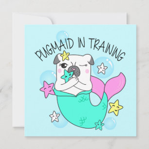 Pug holiday card
