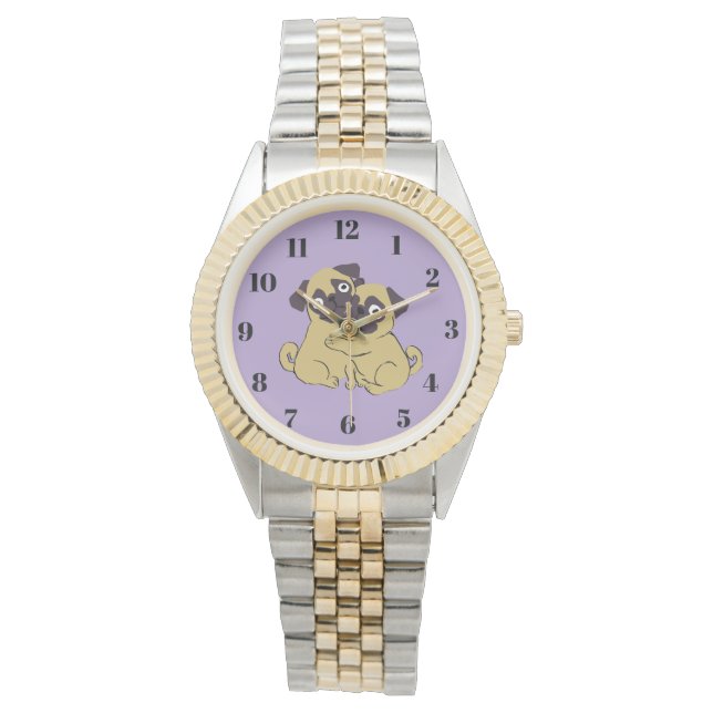 Pug hug  watch (Front)