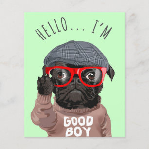 Pug I Am A Good Boy, Pug Lover Gift, Funny Pug Flyer