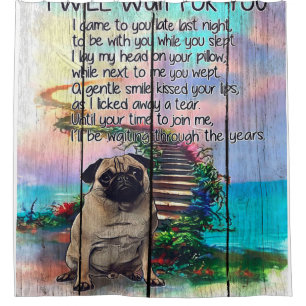 Pug I Will Wait For You, Pug Lover Gift, Pug Dog