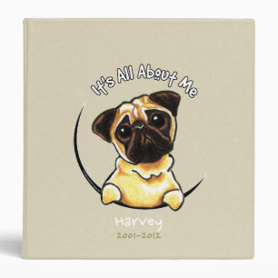 Pug IAAM Personalized Memory Photo Album Binder