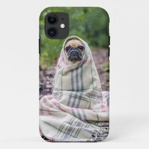 Pug in a Blanket iPhone 11 Case
