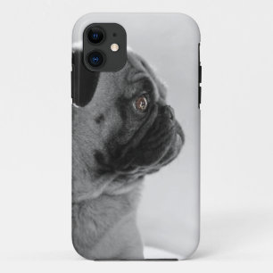 Pug in Profile iPhone 11 Case