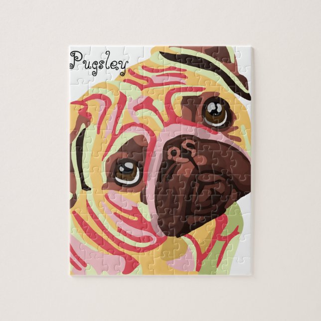 Pug Jigsaw Puzzle (Vertical)