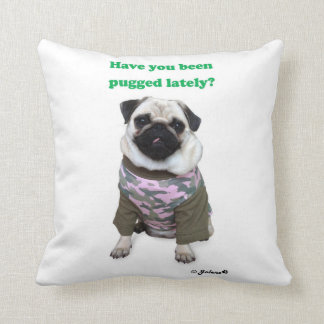 Pug Jolene pillow