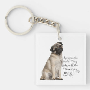 Pug Key Ring
