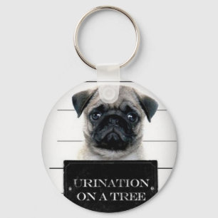 Pug Keychain